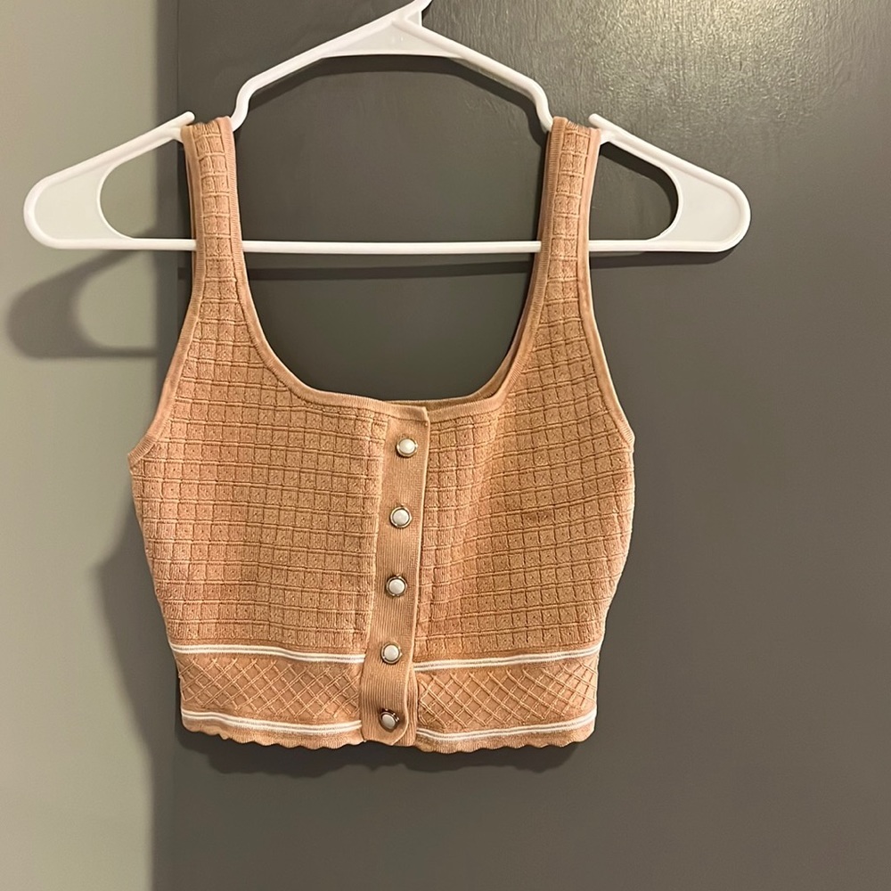 Aritzia Babaton Knit crop top